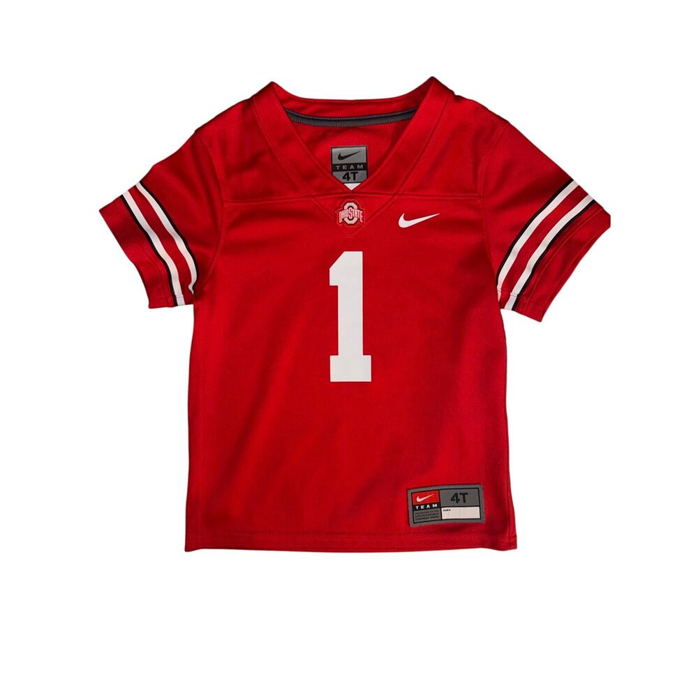 Ohio State Buckeyes Red #1 Kids Toddler Jersey - Size: 4T - Excellent condition!